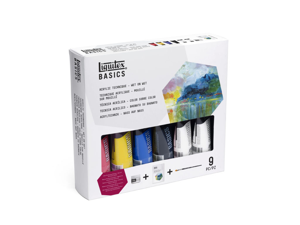 887452997368-LQX BASICS ACRYLIC TECHNIQUE - WET ON WET [ANGLED FRONT] 88...